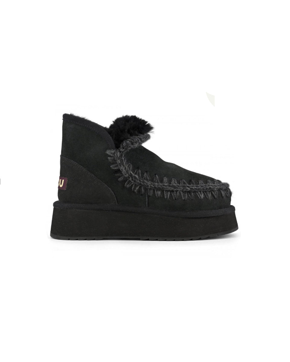 MOU Mini Eskimo Platform boot Black