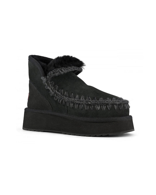 MOU Mini Eskimo Platform boot Black