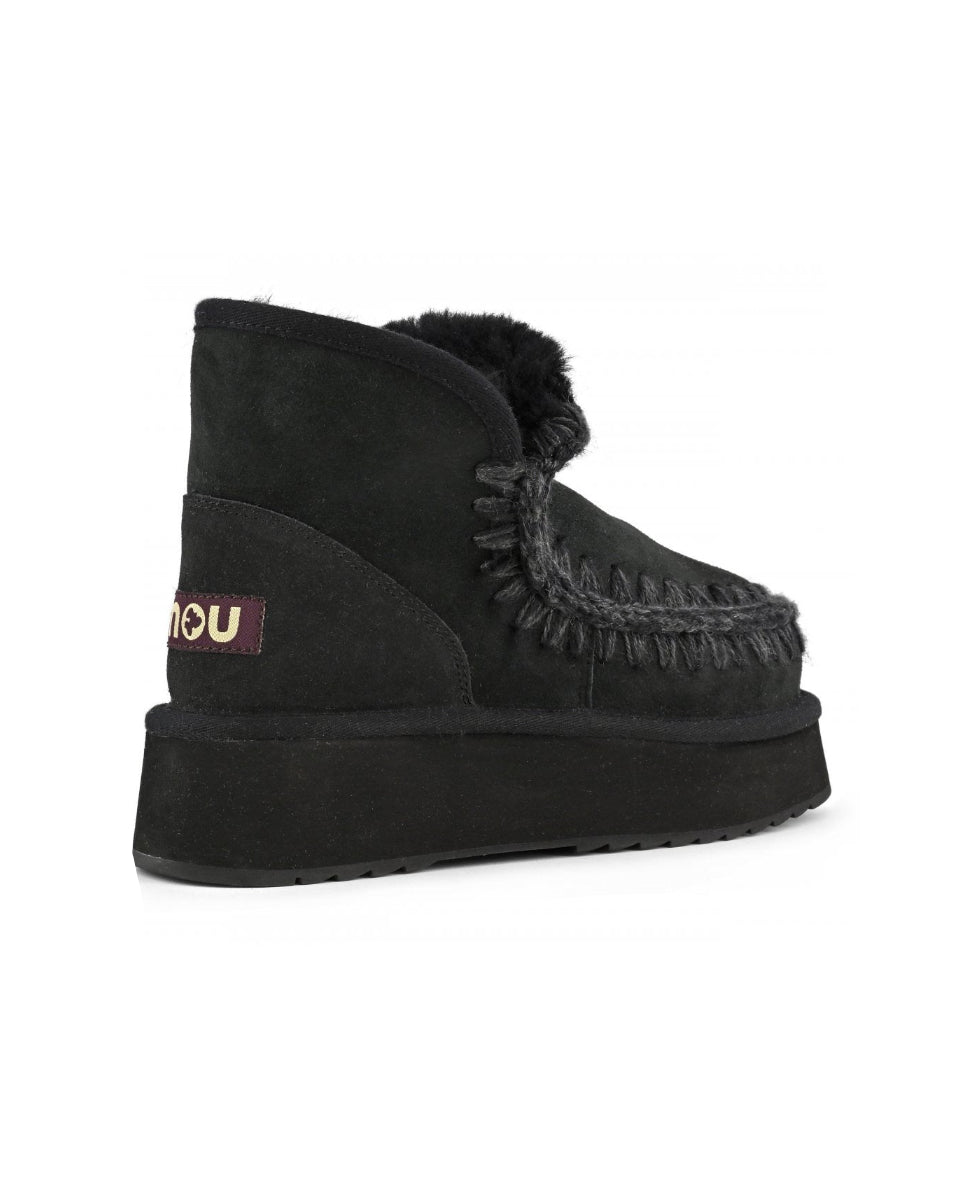MOU Mini Eskimo Platform boot Black