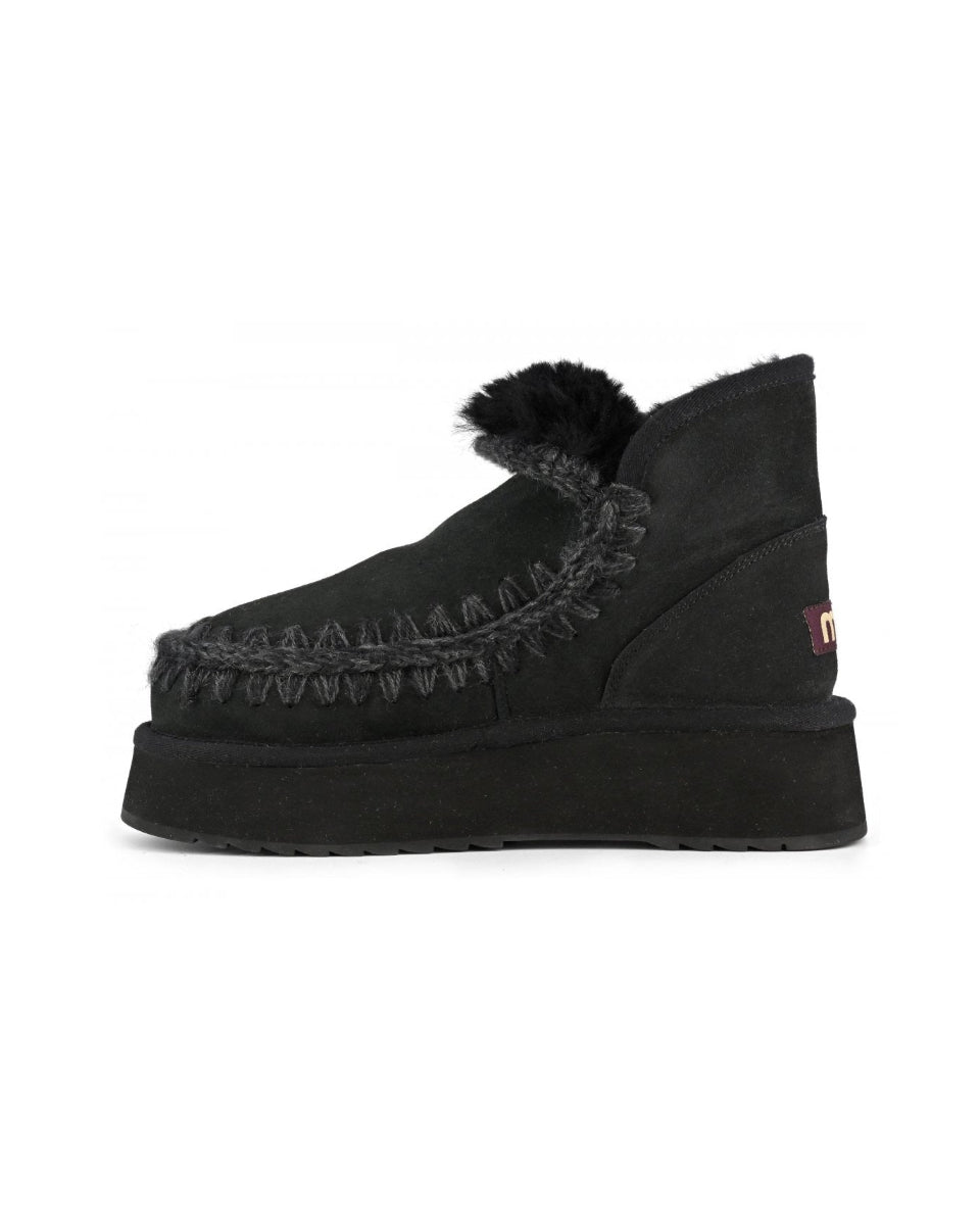 MOU Mini Eskimo Platform boot Black