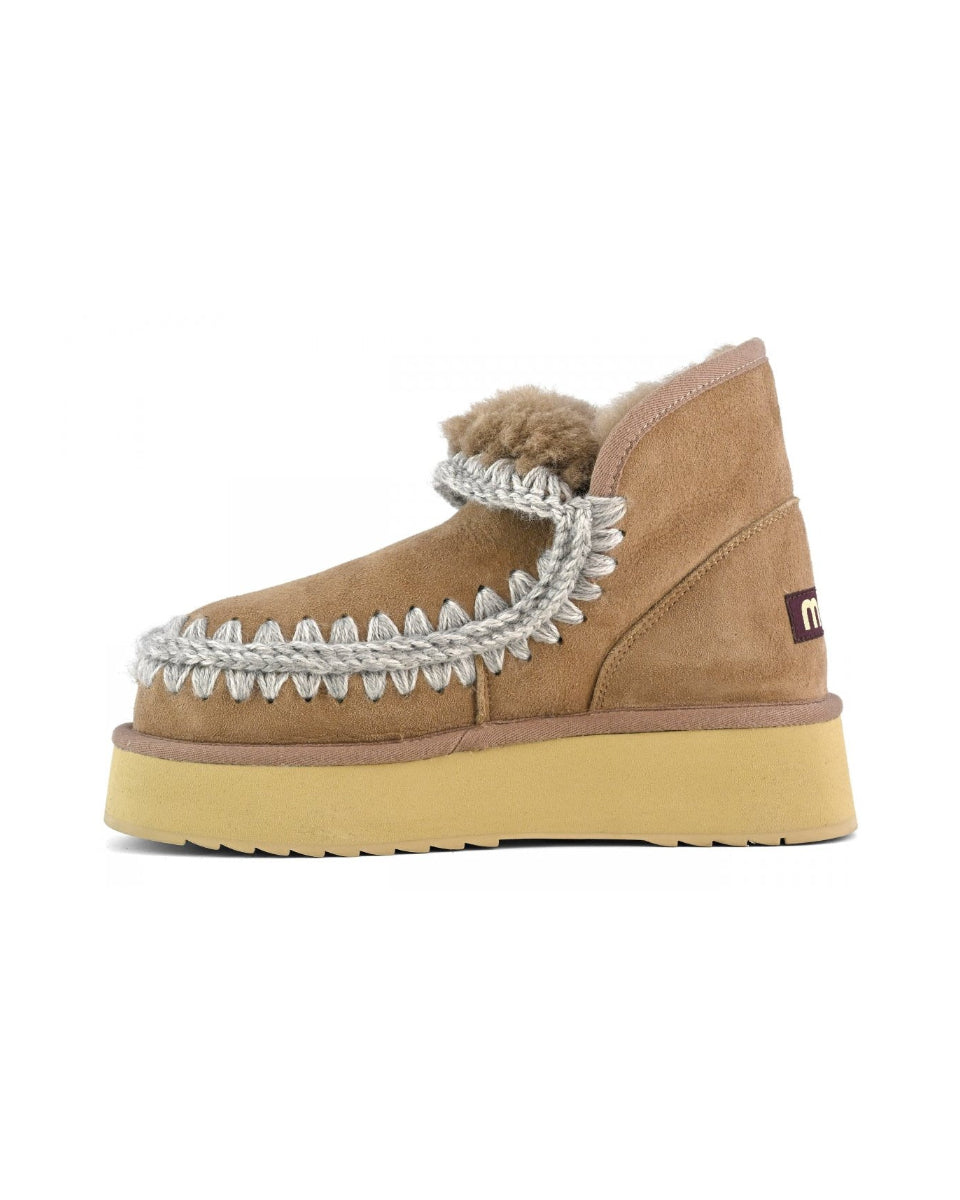 MOU Mini Eskimo Platform Boot Dark Stone