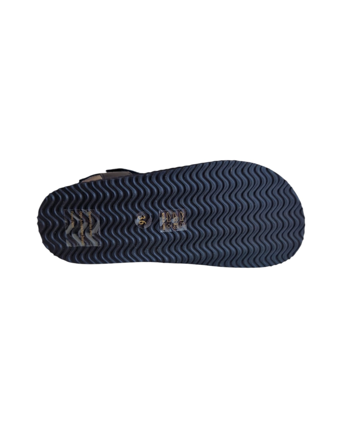 MOU Sandal Rope sandal with back strap Metal stripes on Black
