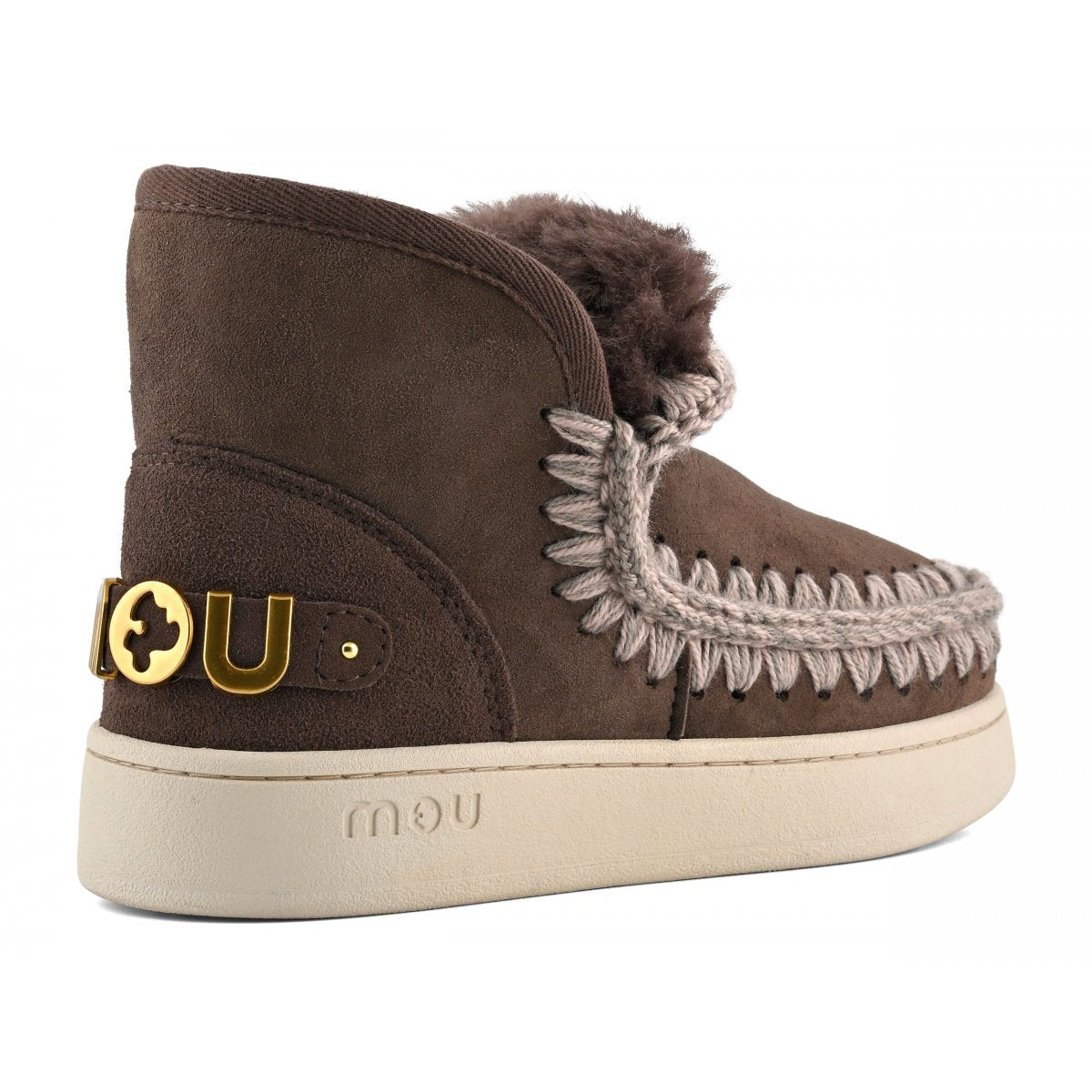 MOU New Eskimo Sneaker Suede FW741001A Brown Pepper