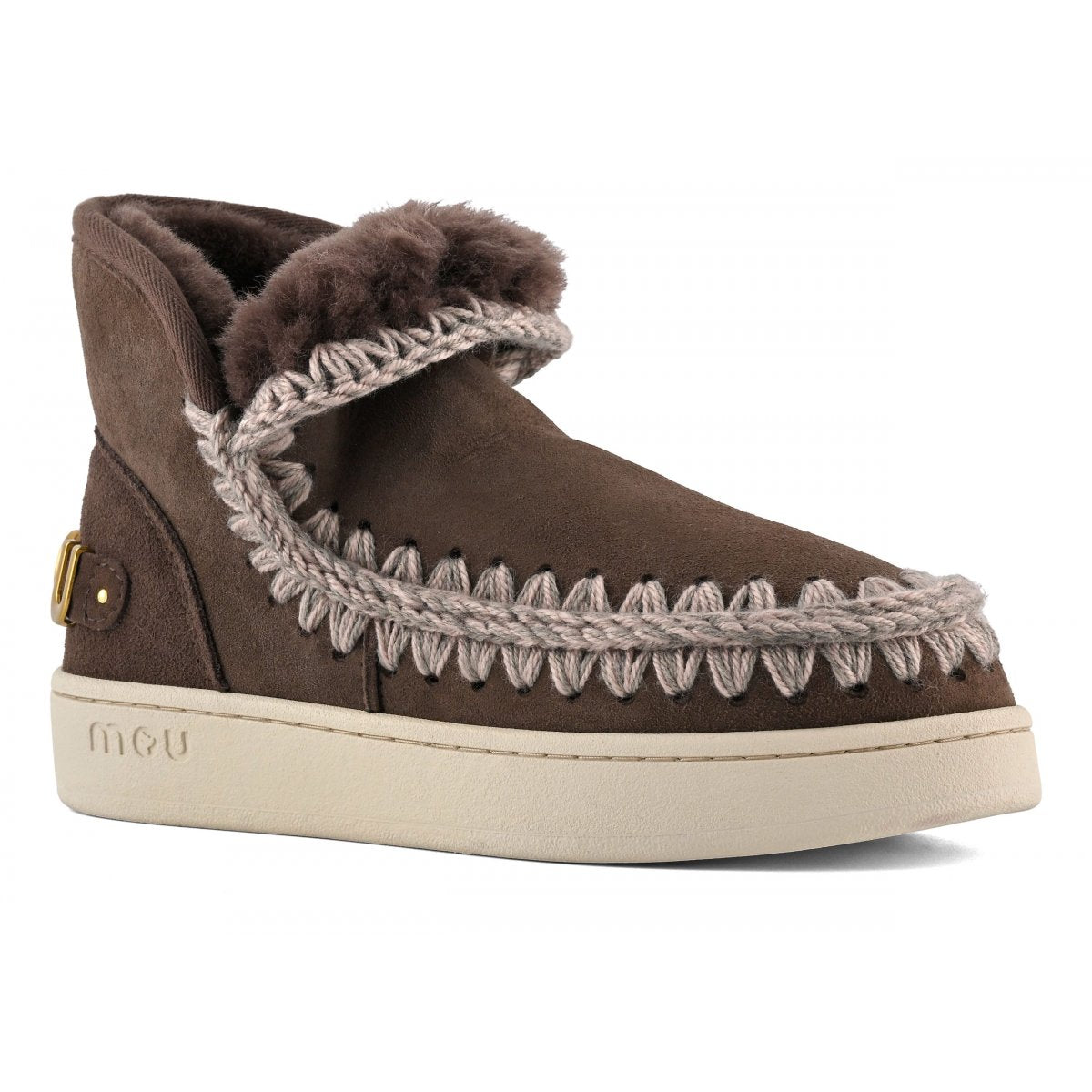 MOU New Eskimo Sneaker Suede FW741001A Brown Pepper