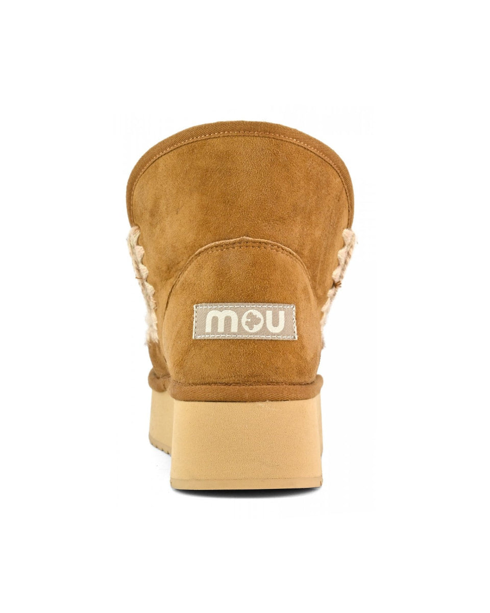 MOU Mini Eskimo Platform Boot Cognac
