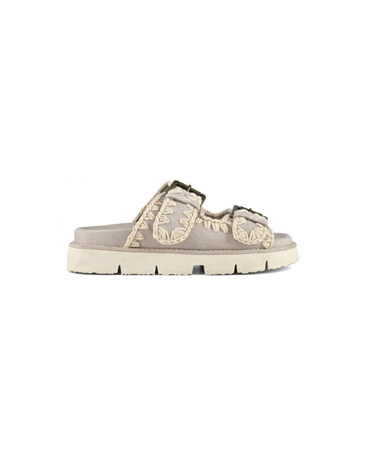 MOU Bio sandal two buckles Ghiaccio