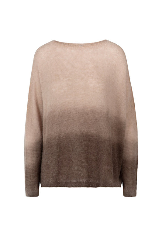 BOMBOOGIE Maglia Donna oversize MW9227TTAS5 Urban Bronze Crystal Grey 1056