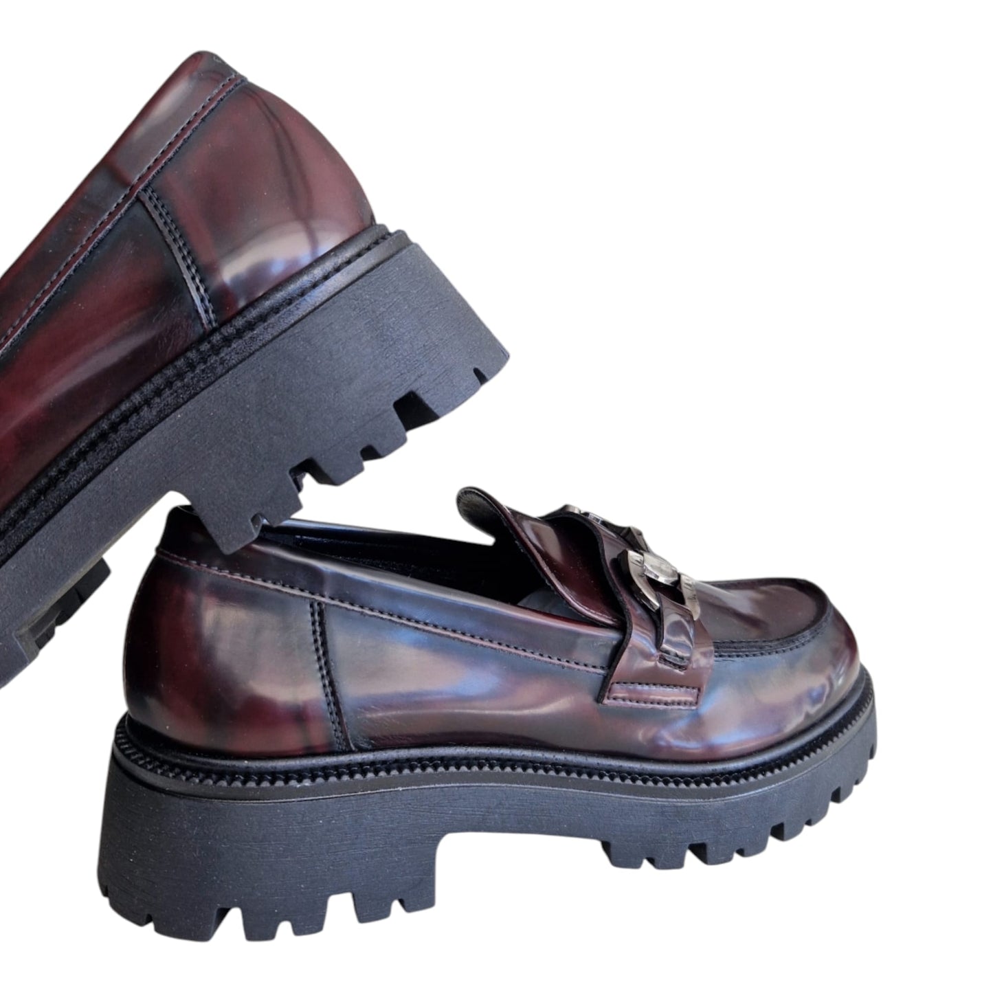 OVYE' Leather Loafer LF6008013BRU Bordeaux