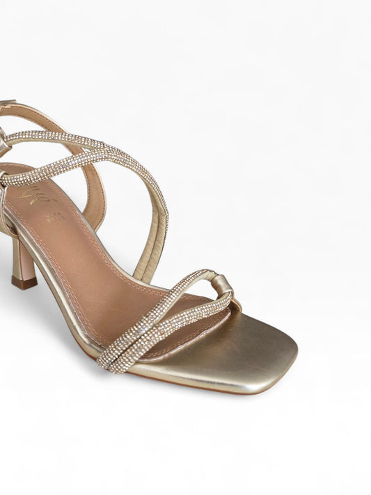 OVYE' Sandali con Strass GGGD459 Oro