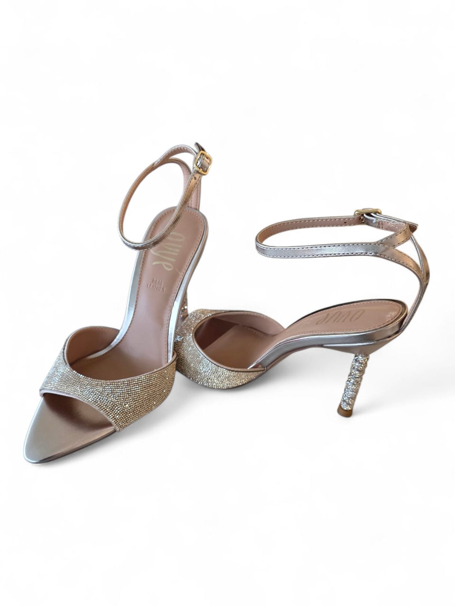 OVYE' Jewel Heel Sandals JOY625 Light Gold
