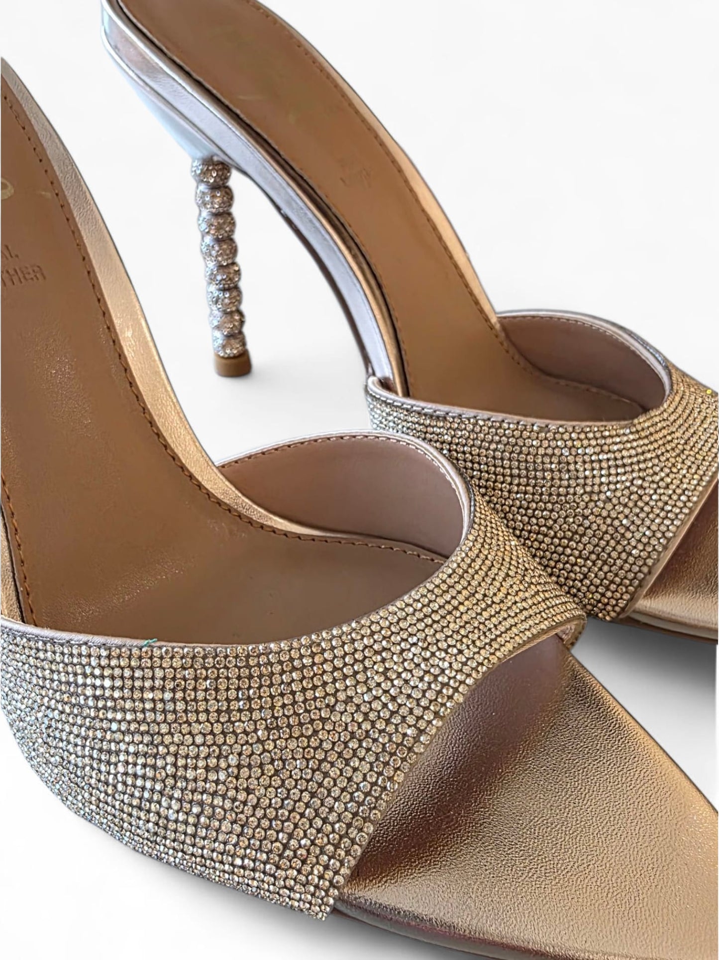 OVYE' Jewel Heel Sandals JOY625 Light Gold