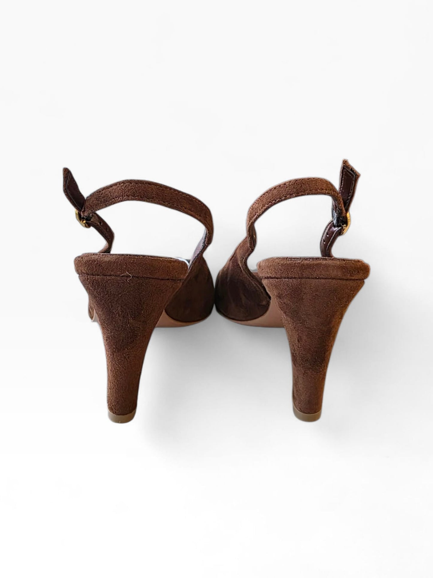 OVYE' Suede Slingback AC1482CAM Chocolate