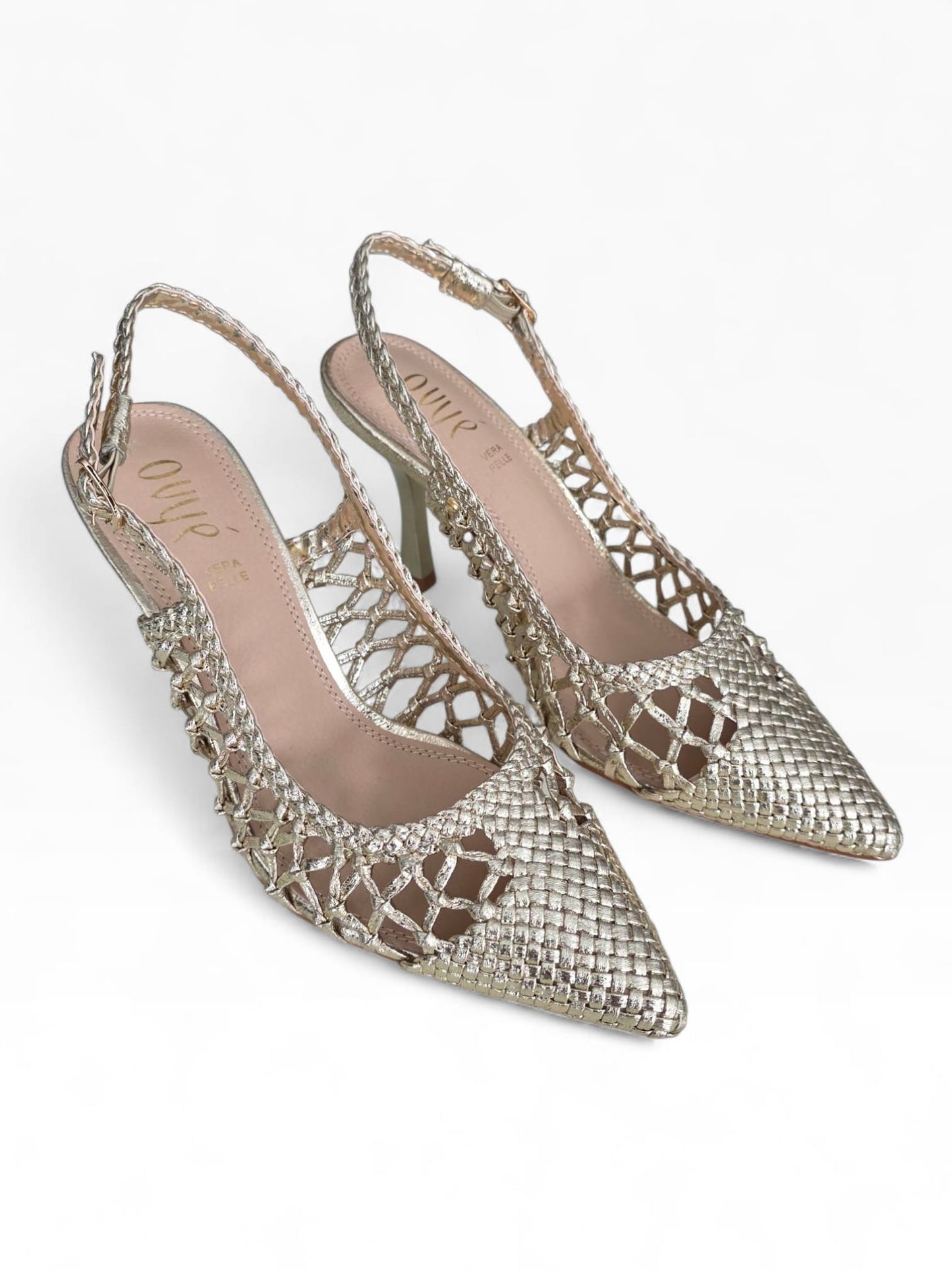 OVYE' Woven Slingback GGGK253 Gold