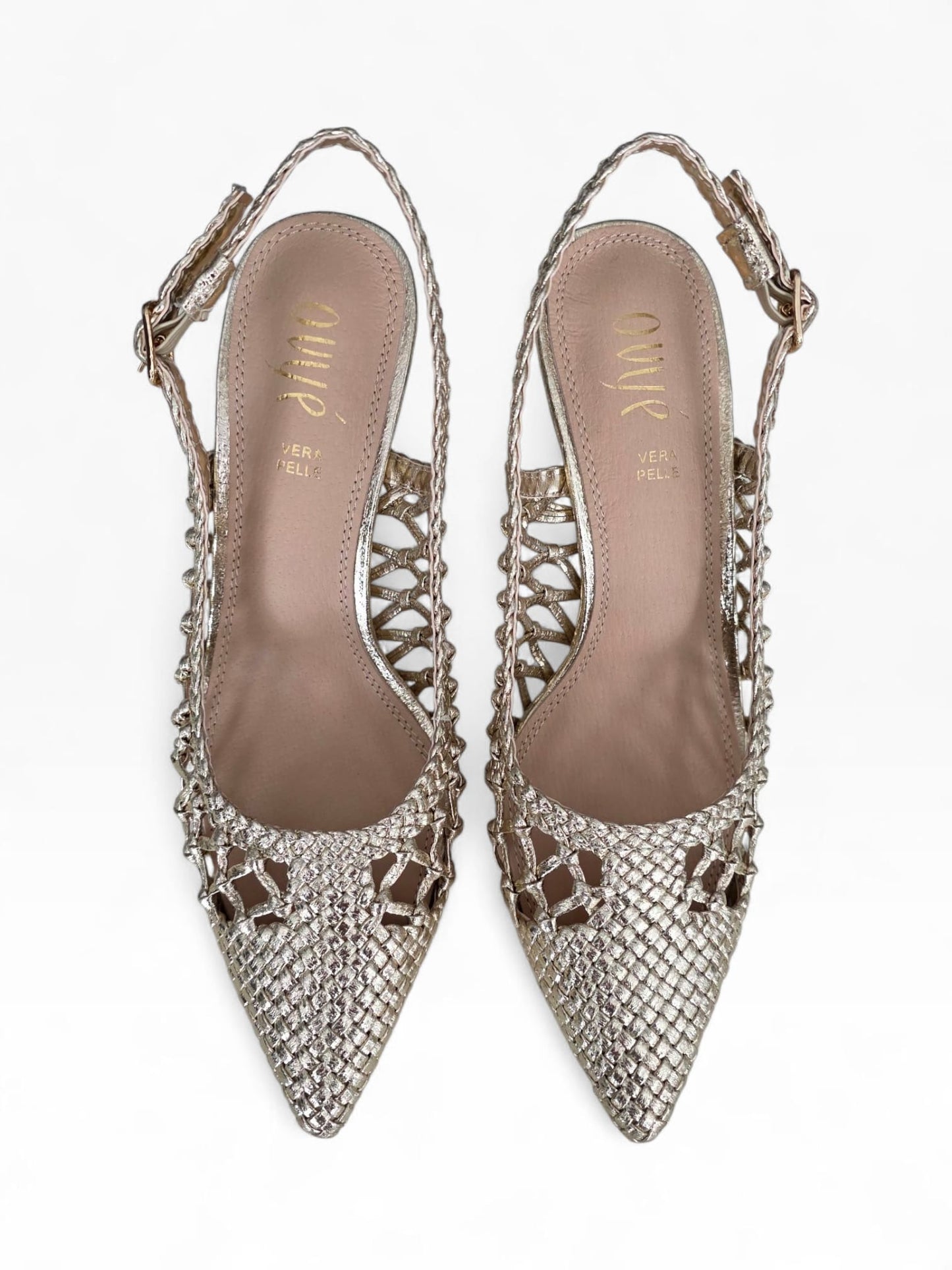 OVYE' Woven Slingback GGGK253 Gold
