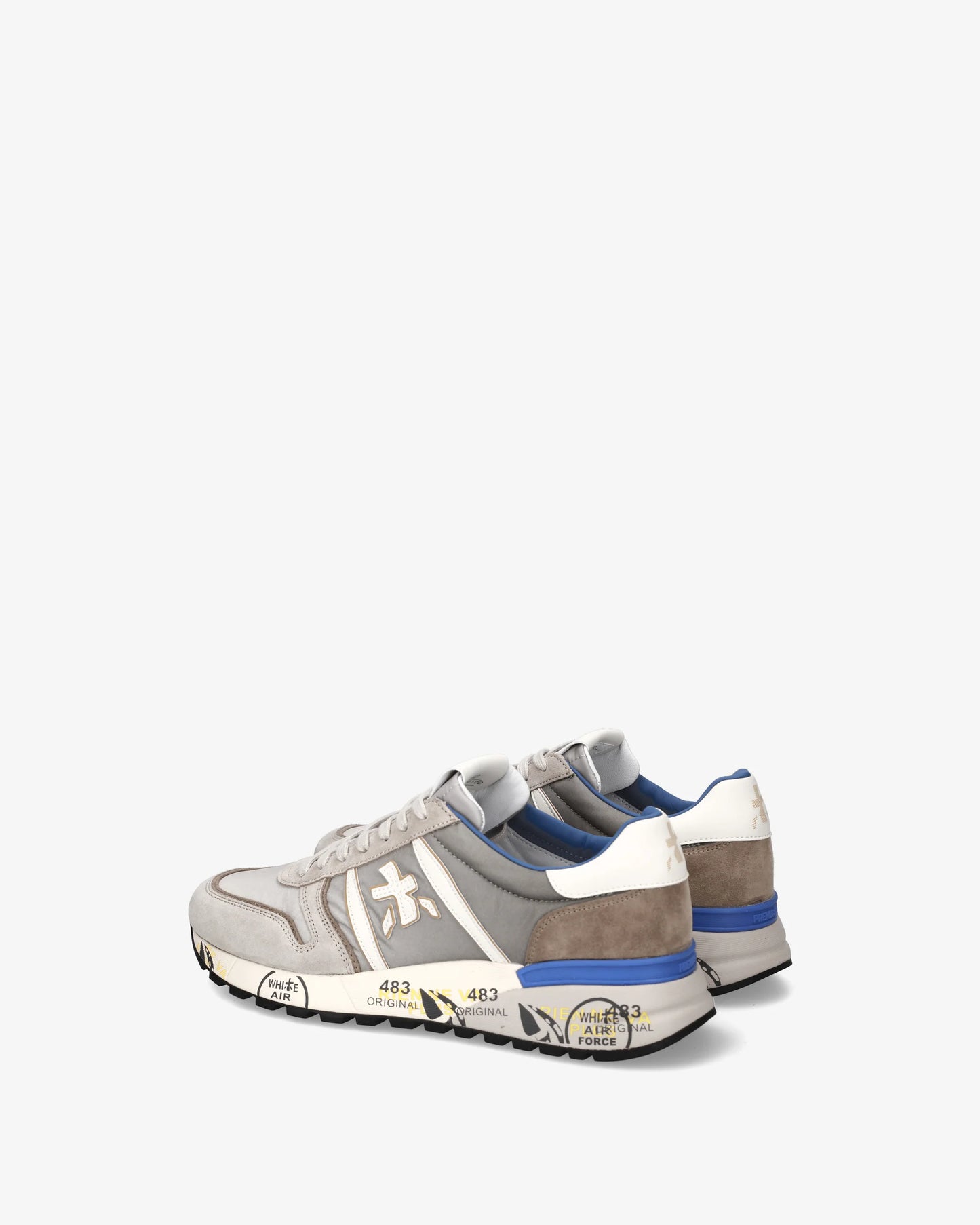 PREMIATA Scarpe Uomo LANDER VAR 8010 Grigio Chiaro