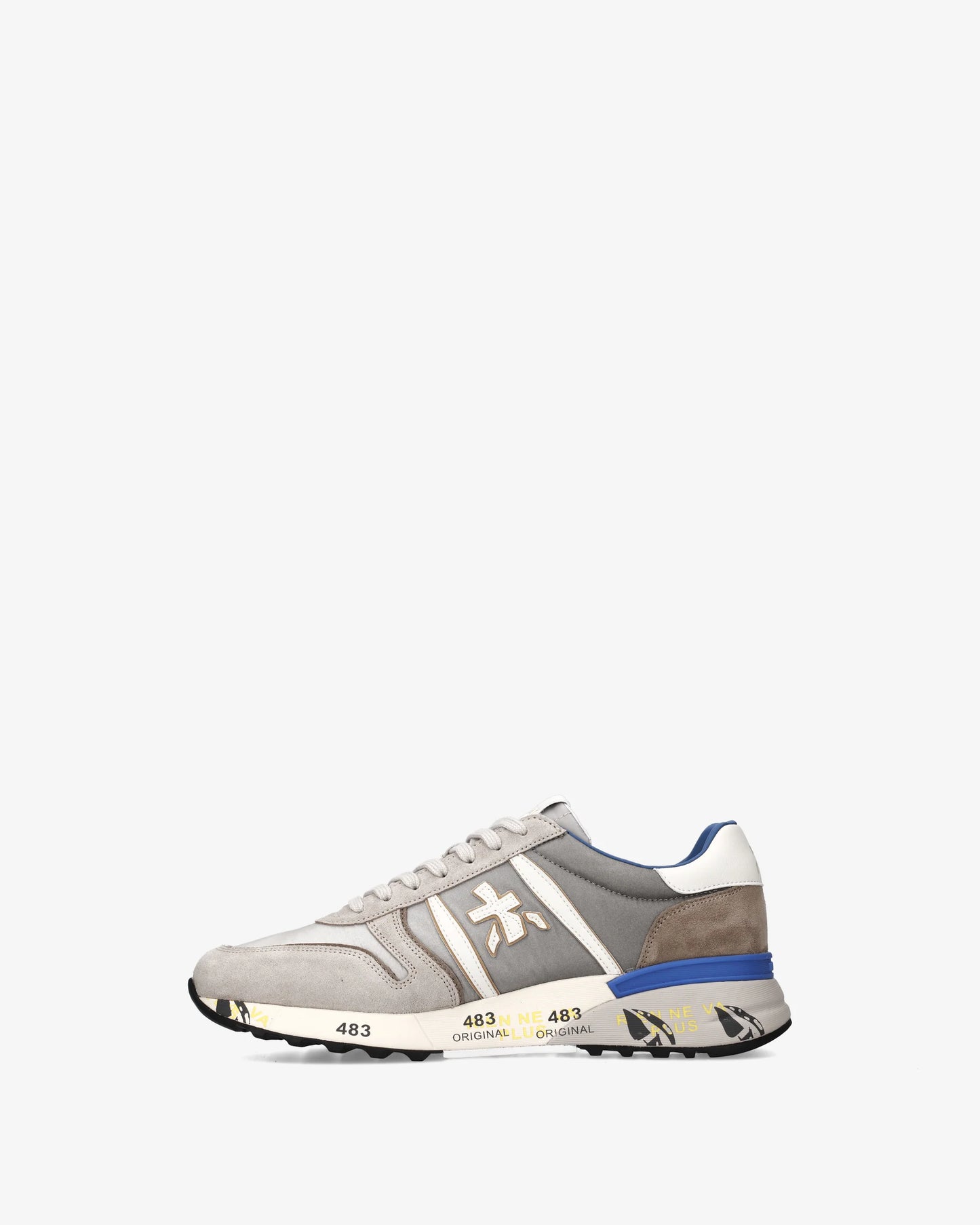 PREMIATA Scarpe Uomo LANDER VAR 8010 Grigio Chiaro