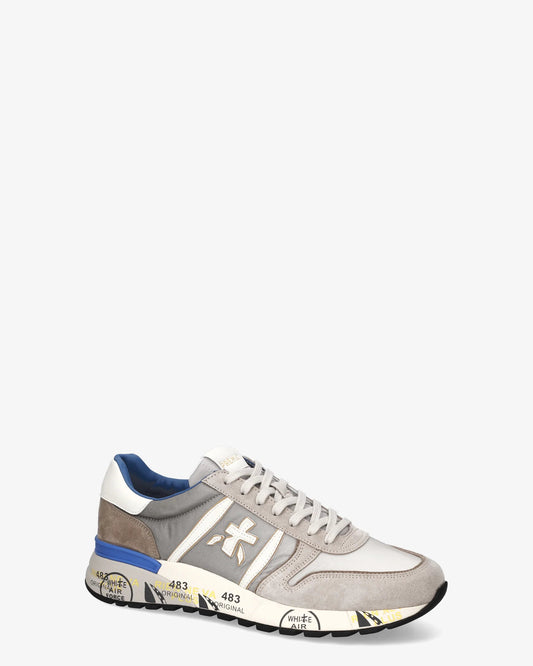 PREMIATA Scarpe Uomo LANDER VAR 8010 Grigio Chiaro