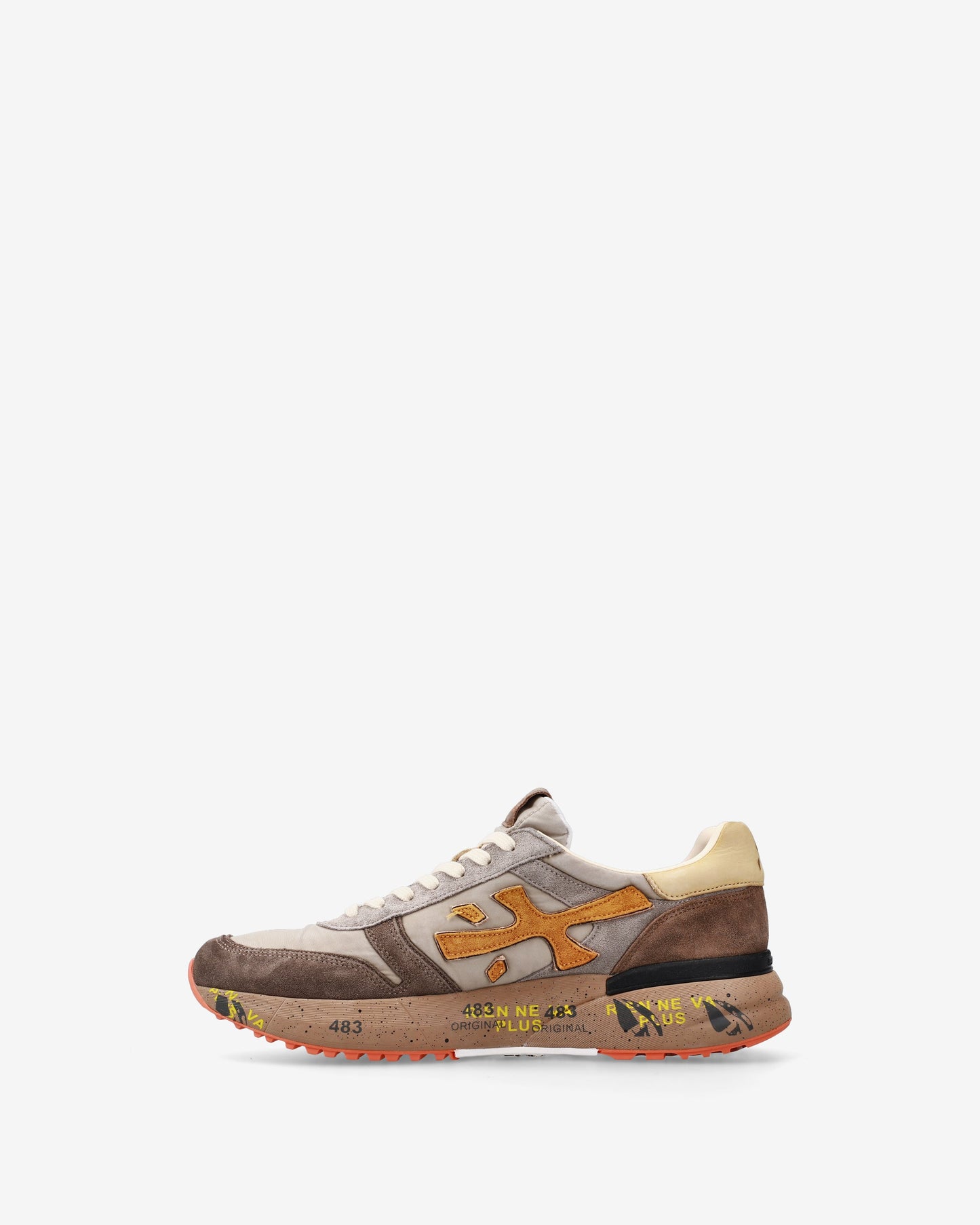 PREMIATA Scarpe Uomo MICK VAR 7866 Taupe Orange