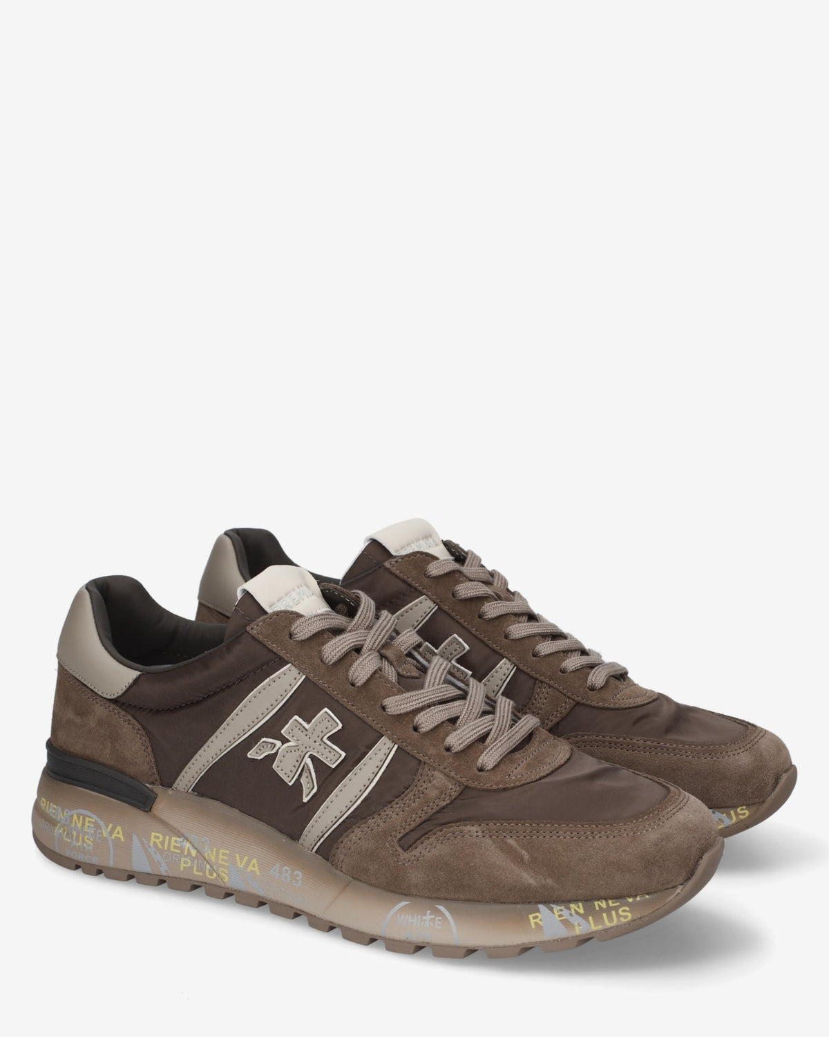 PREMIATA Sneakers Uomo LANDER VAR 8410 Tortora