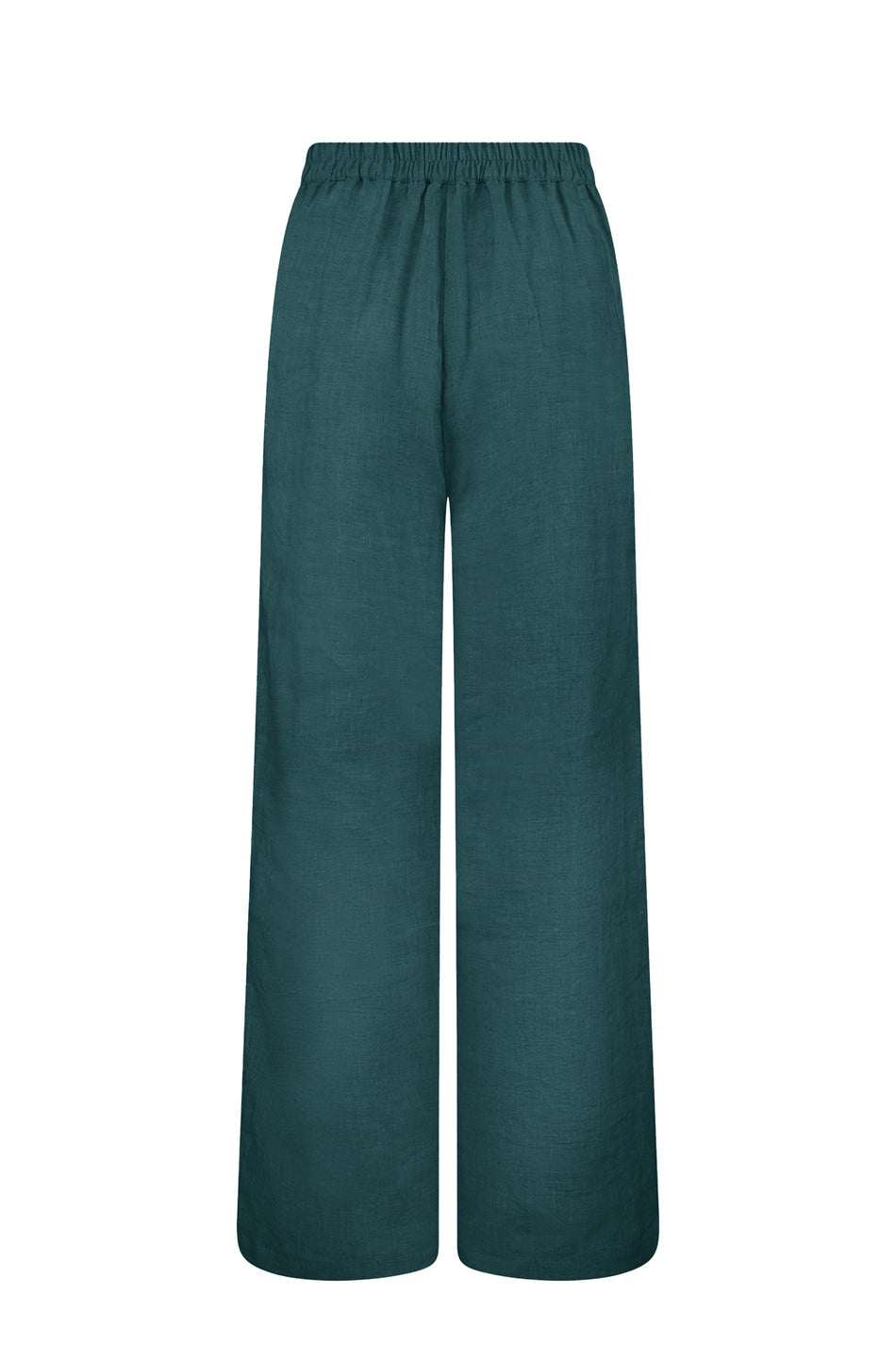 BOMBOOGIE Pantaloni Donna in Lino PW7338TLNI6 Teal Blue 259
