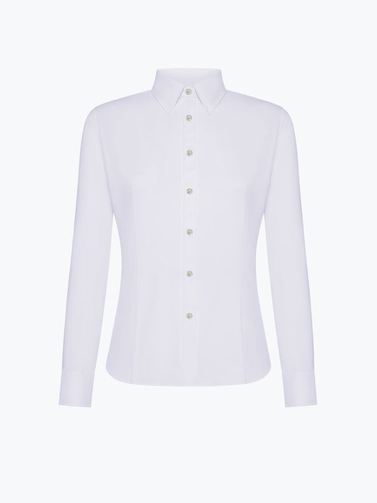 RRD Roberto Ricci Designs Camicia Donna Oxford Wom Shirt 25750 White 09