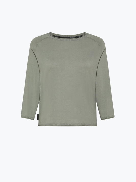 RRD Roberto Ricci Designs Maglia Donna Maxell Round Wom Knit 25600 Sage Green 22