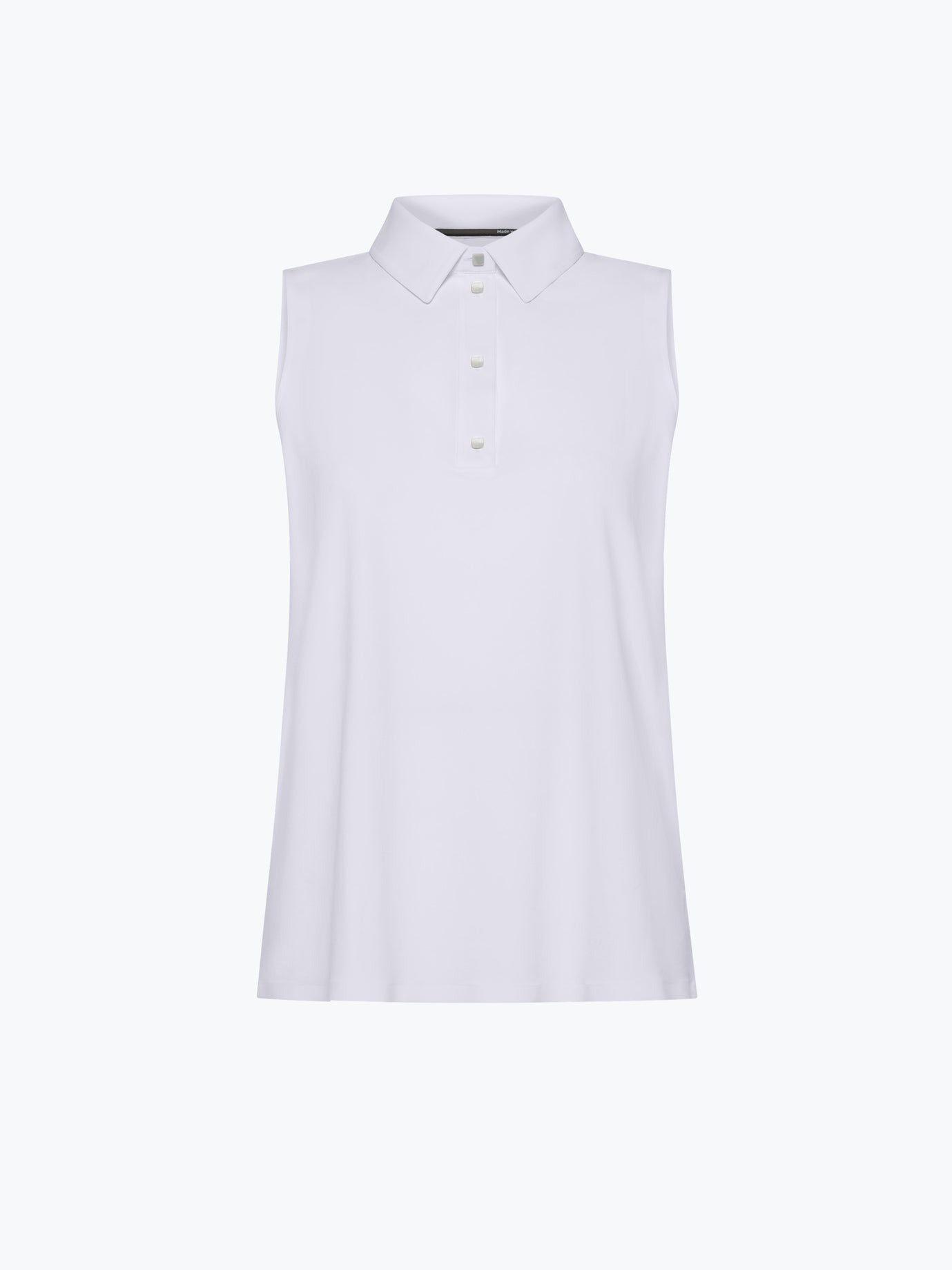 RRD Roberto Ricci Designs Polo Donna Oxford Sleeveless Wom Polo 25706 White 09
