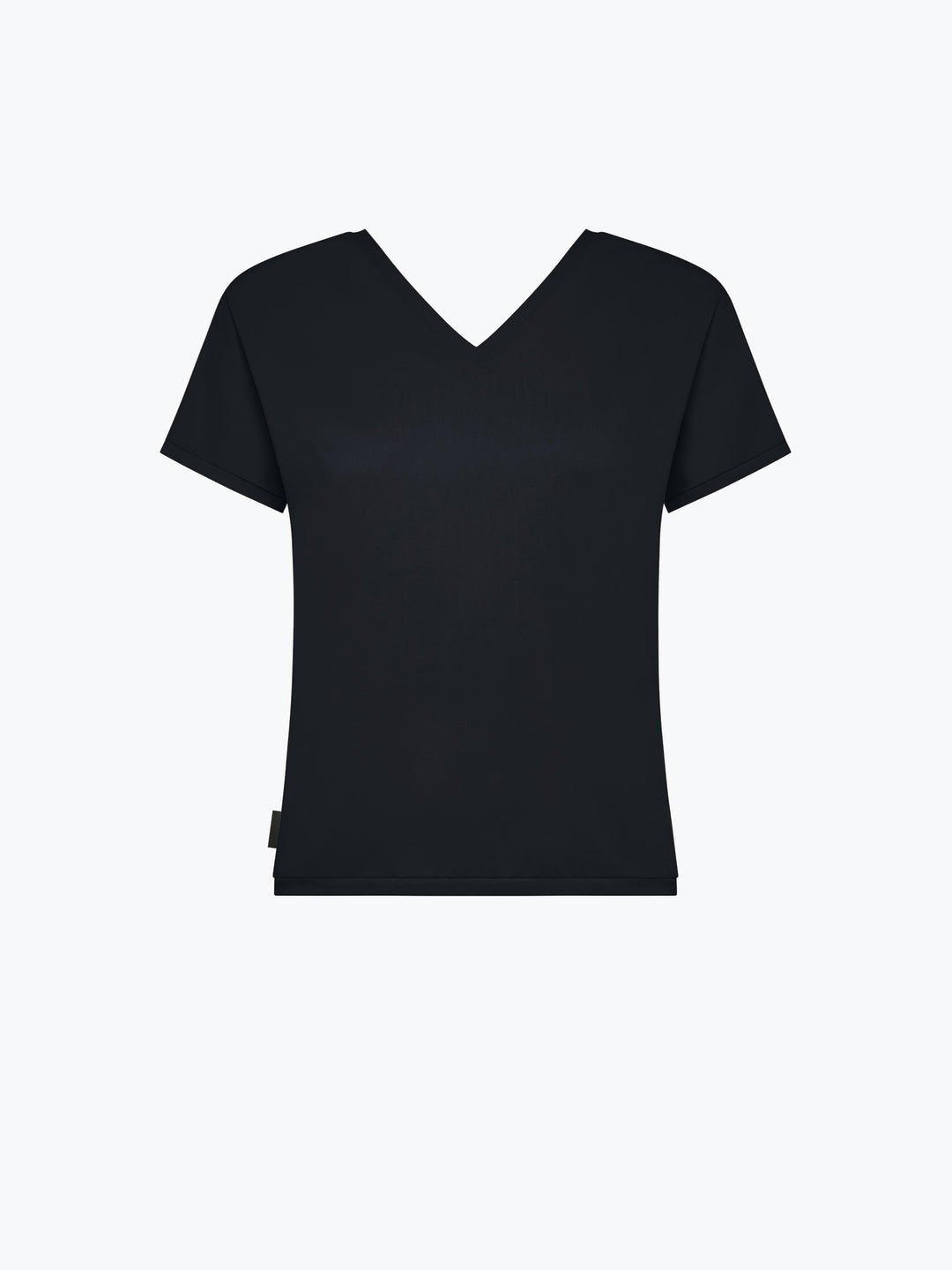 RRD Roberto Ricci Designs T-Shirt Donna Oxford Gdy Vneck Wom Shirty 25701 Blue Black 60
