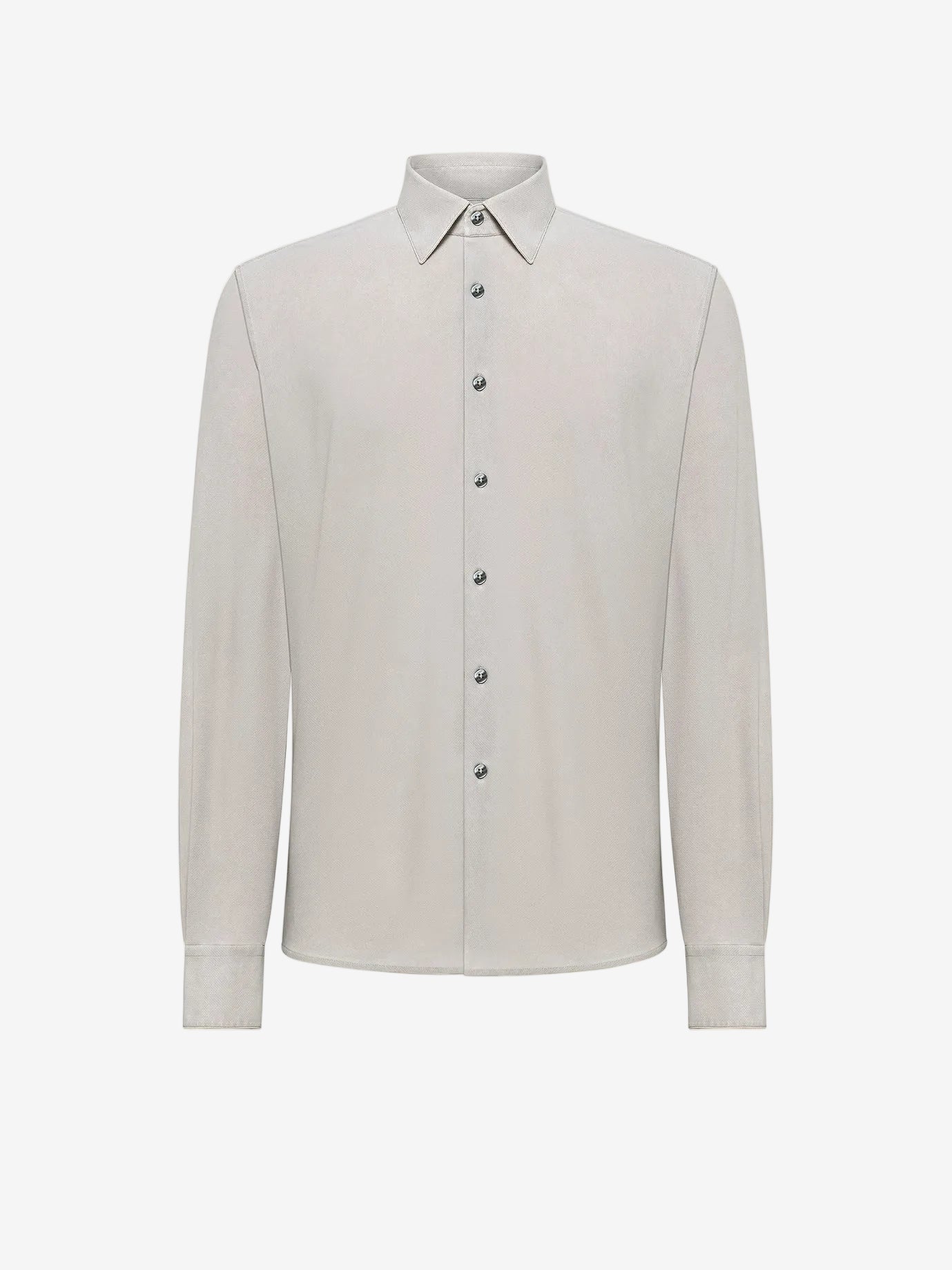 RRD Roberto Ricci Designs Camicia Uomo Techno Wash Piquè Shirt 26256 White Sand 85