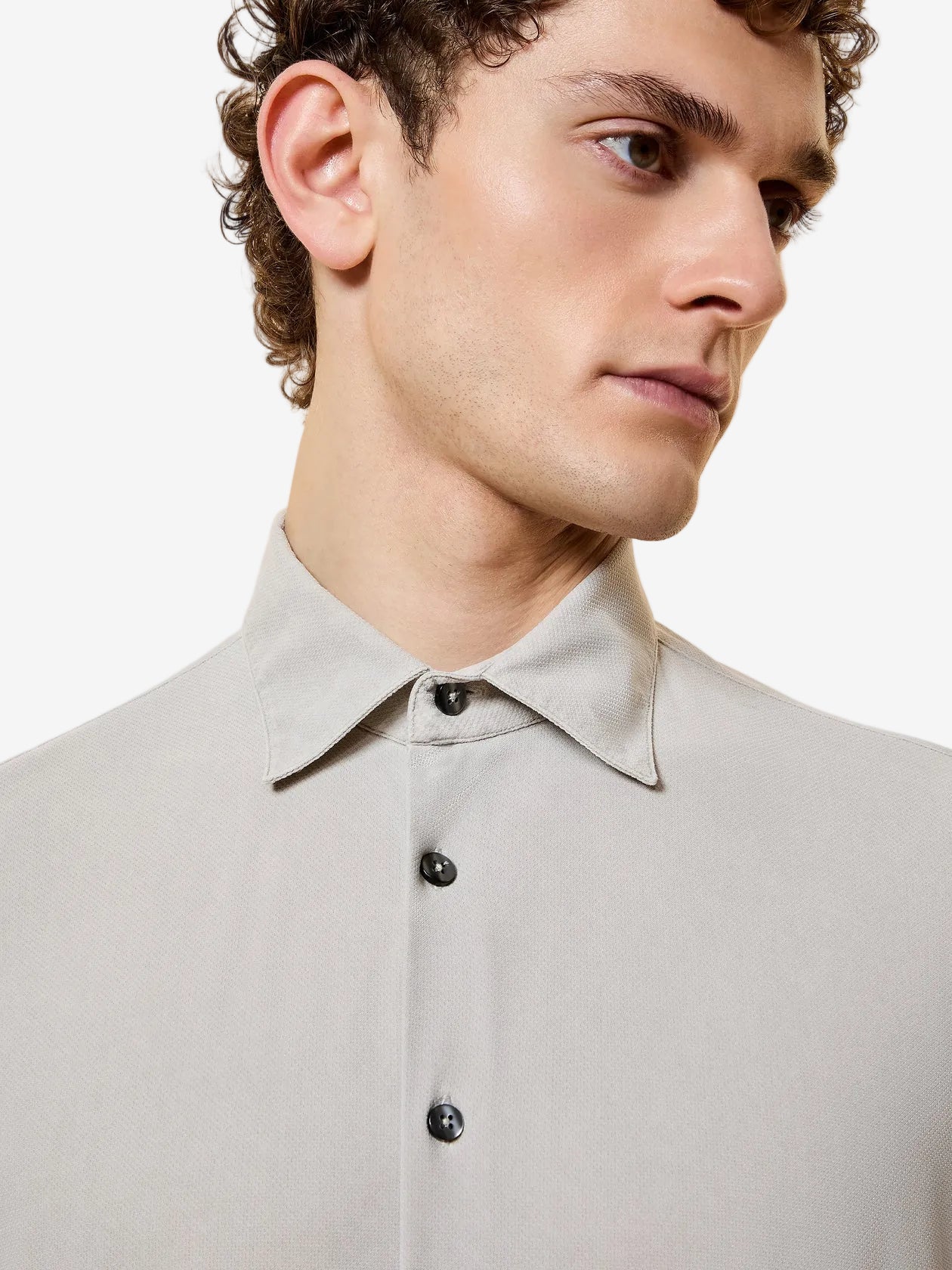 RRD Roberto Ricci Designs Camicia Uomo Techno Wash Piquè Shirt 26256 White Sand 85