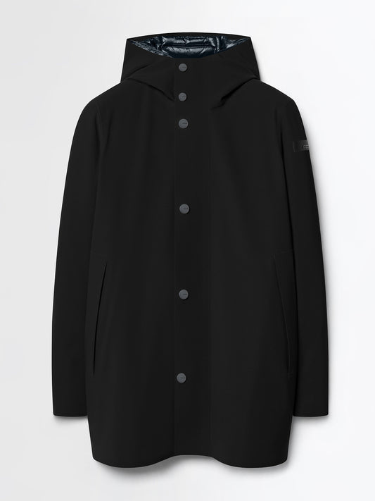 RRD Roberto Ricci Designs Giaccone Uomo Surflex Winter Down Under Floating Parka Jkt W26011 Black 10