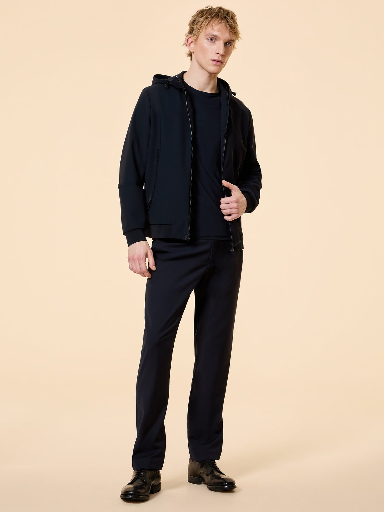 RRD Roberto Ricci Designs Giubbino Uomo Surflex Hood Jkt 26001 Blue Black 60