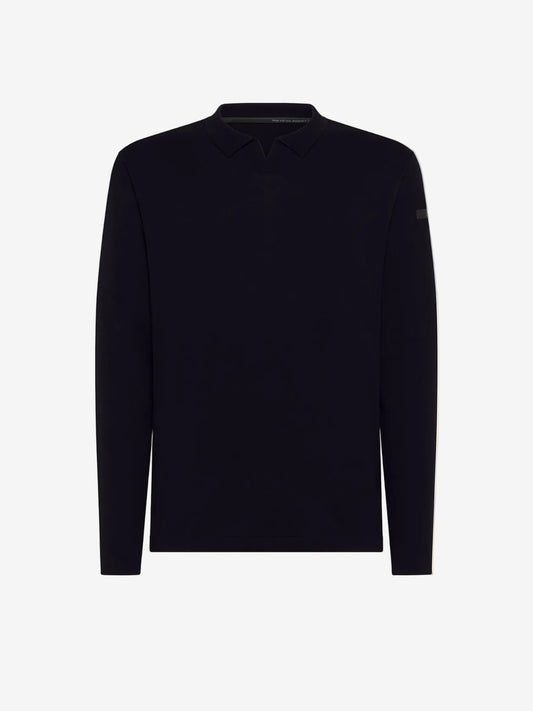RRD Roberto Ricci Designs Maglia Uomo Shirty Polo Knit 26107 Blue Black 60