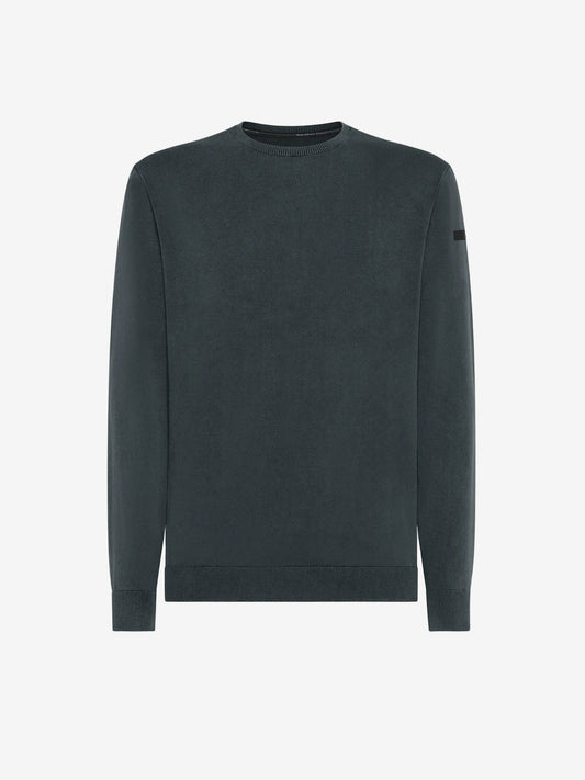 RRD Roberto Ricci Designs Maglia Uomo Techno Wash Round 16 Knit 26103 Blue Black 60