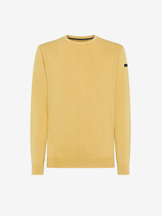 RRD Roberto Ricci Designs Maglia Uomo Techno Wash Round 16 Knit 26103 Cream 32