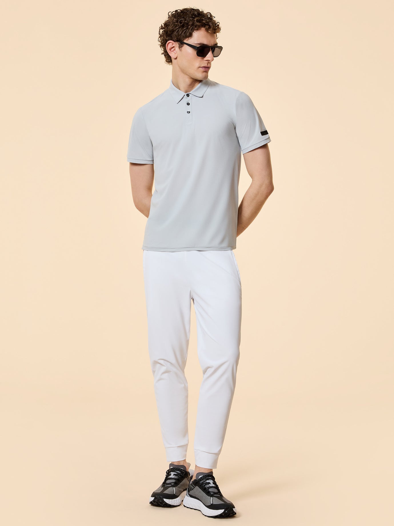 RRD Roberto Ricci Designs Polo Uomo Square 26224 Light Grey 13