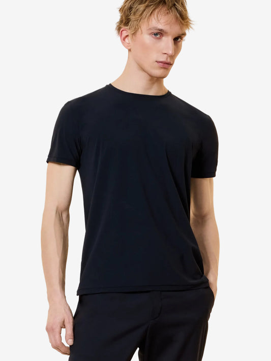 RRD Roberto Ricci Designs T-Shirt Uomo Square Shirty 26223 Blue Black 60