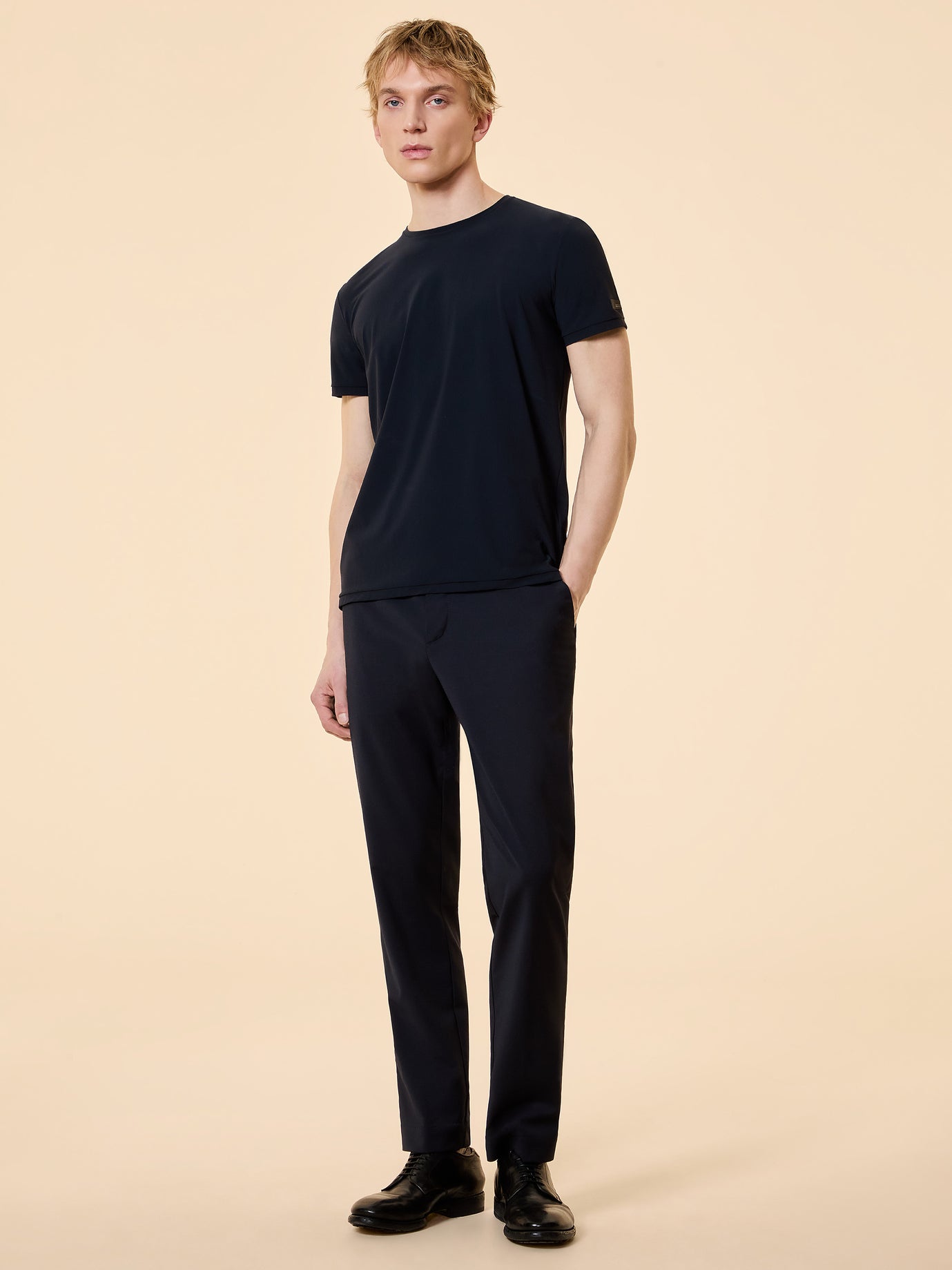 RRD Roberto Ricci Designs T-Shirt Uomo Square Shirty 26223 Blue Black 60