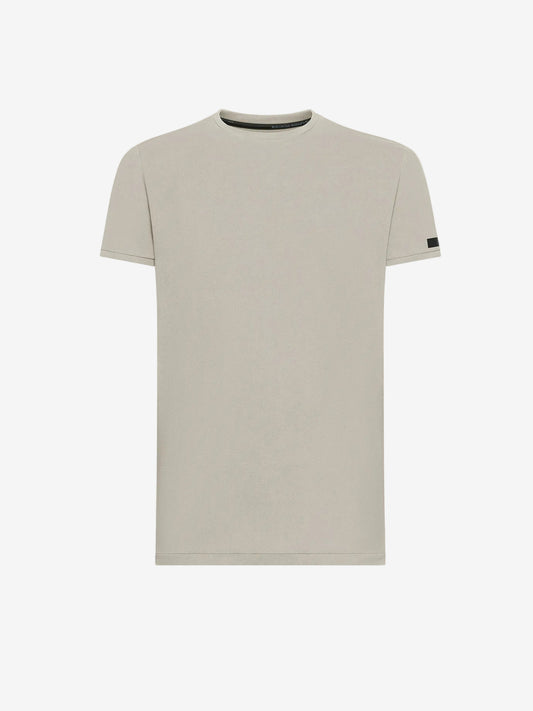 RRD Roberto Ricci Designs T-Shirt Uomo Techno Wash Piquè Shirty 26218 White Sand 85