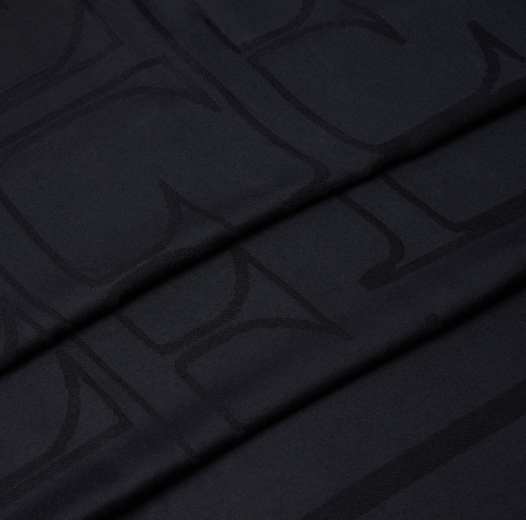 ELISABETTA FRANCHI Sciarpa Foulard in viscosa e modal SC02F66E2 Nero