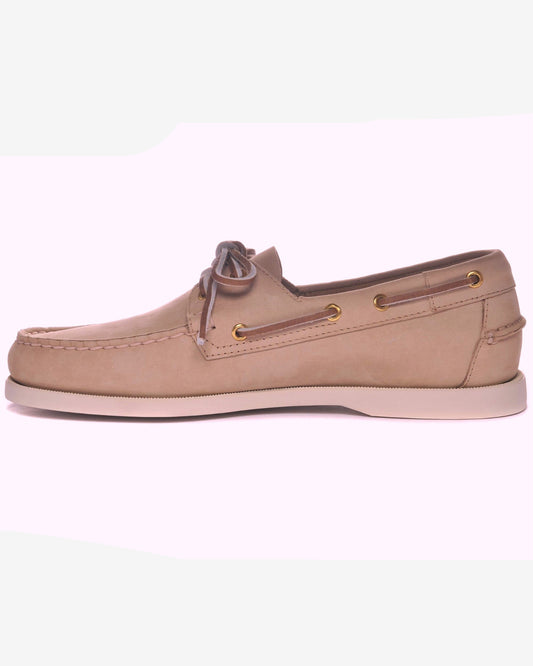SEBAGO Mocassini Nautici Uomo DOCKSIDES PORTLAND NUBUCK 7000GA0 Beige Camel 906