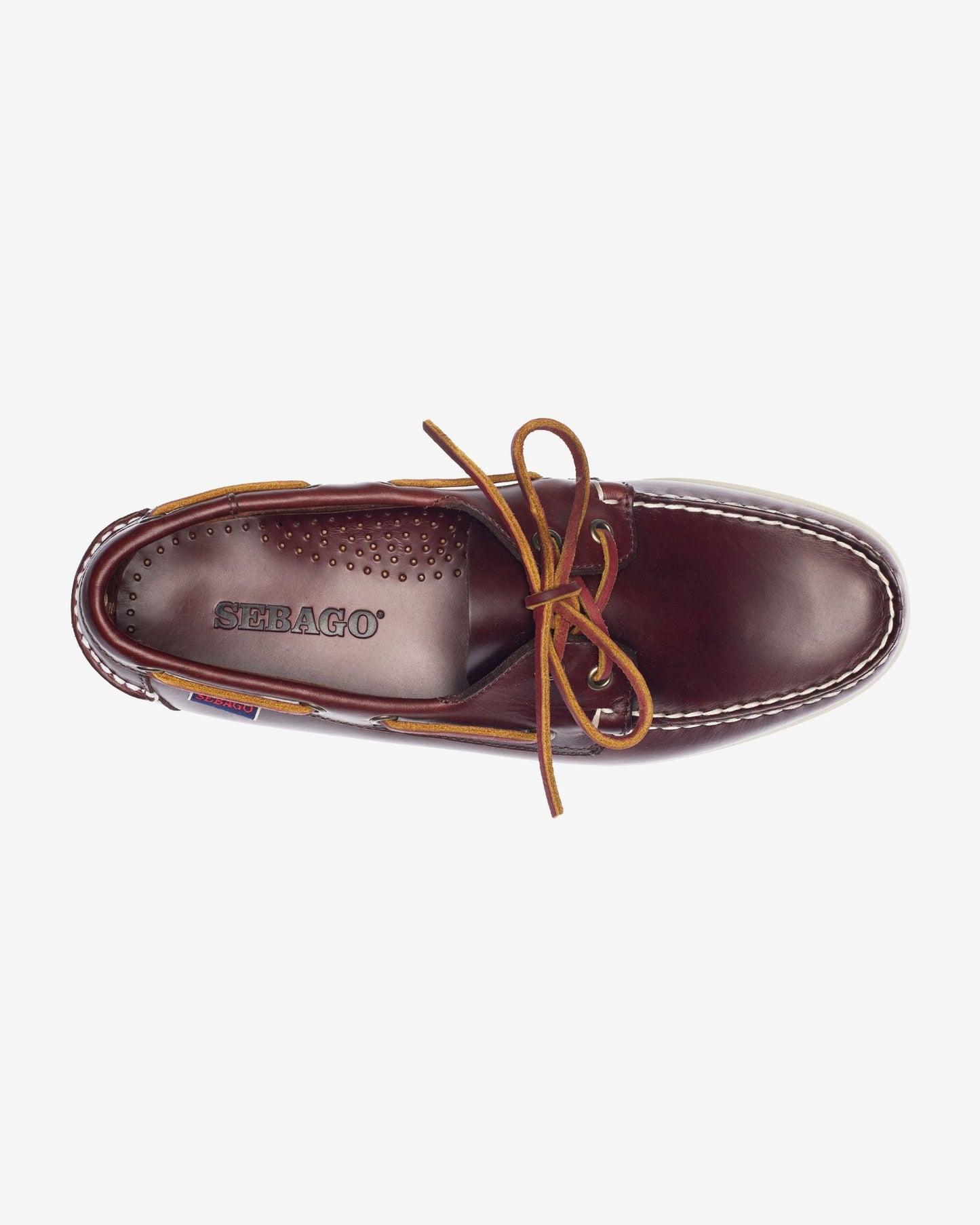 SEBAGO Mocassini Nautici Uomo DOCKSIDES PORTLAND WAXED 70000GA0 Brown 900