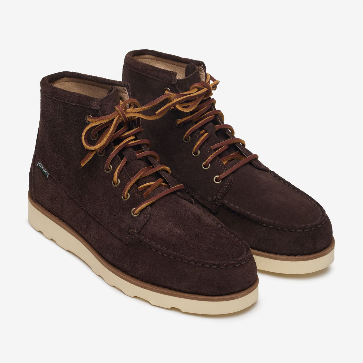 SEBAGO Mocassini Uomo TALA MID SUEDE 76111SW Dk Brown Brown Seal 901