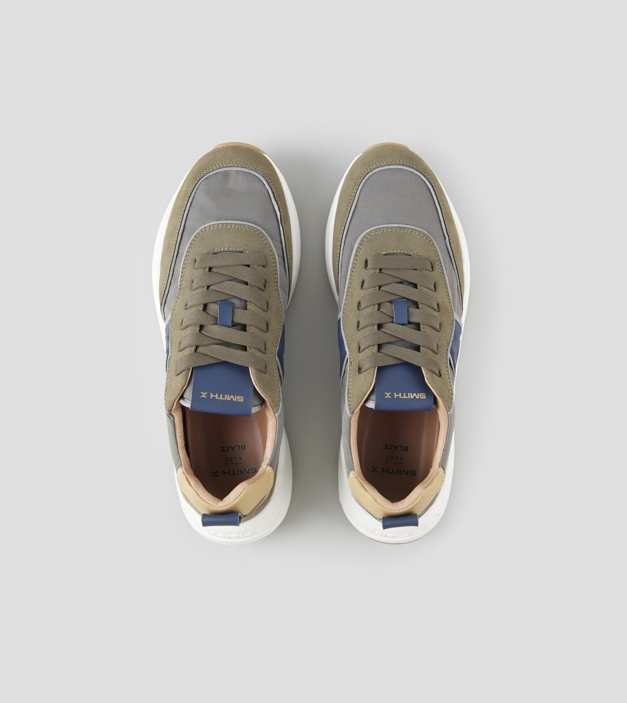 SMITH X Sneakers BLAZE UOMO SXBCBZM7863OLY Olive Grey