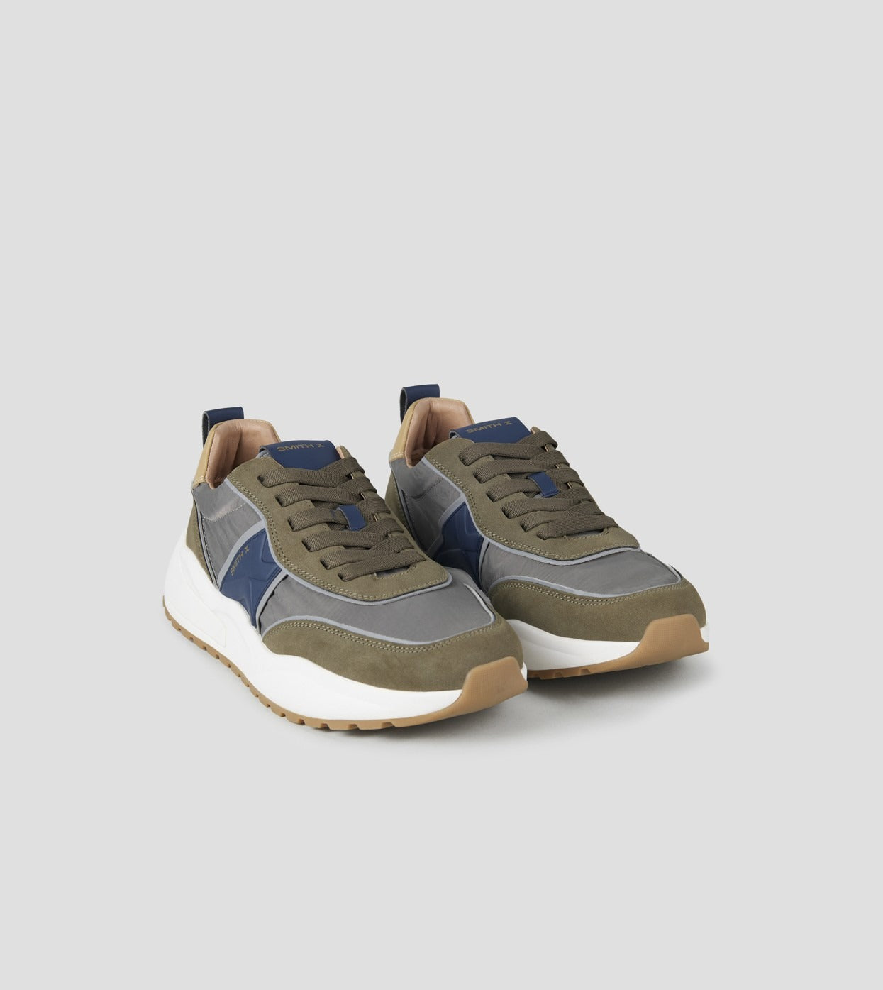 SMITH X Sneakers BLAZE UOMO SXBCBZM7863OLY Olive Grey