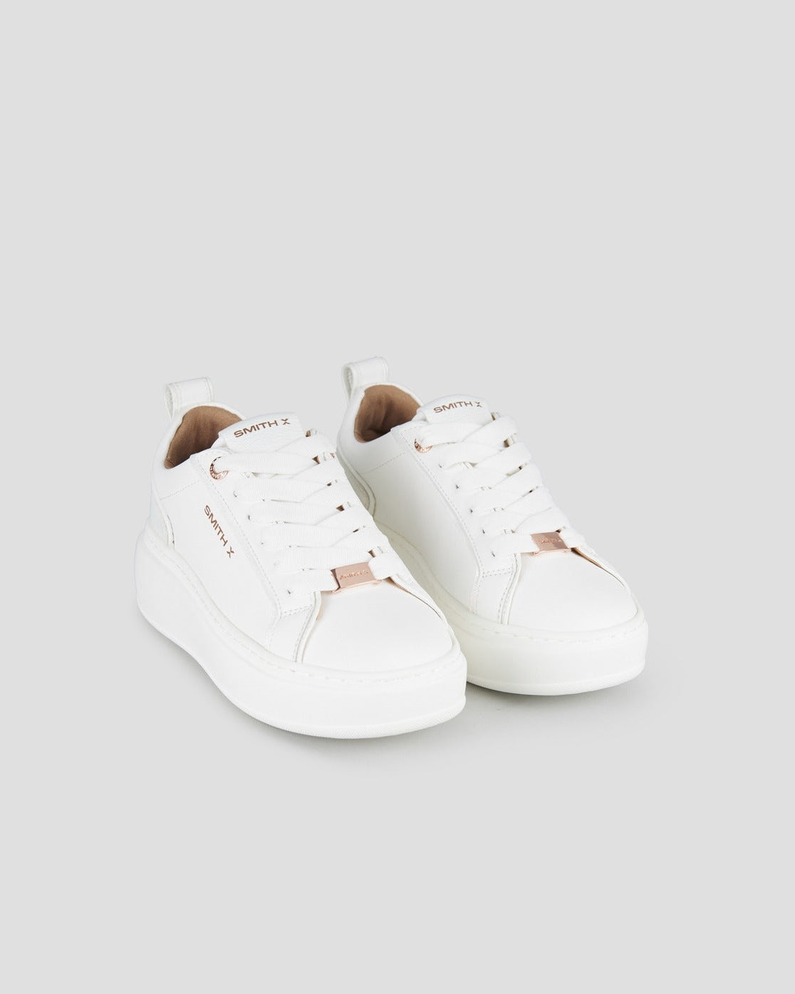 SMITH X Sneakers Donna STONE HIGH SXBDHSW6594WIW White Iride White