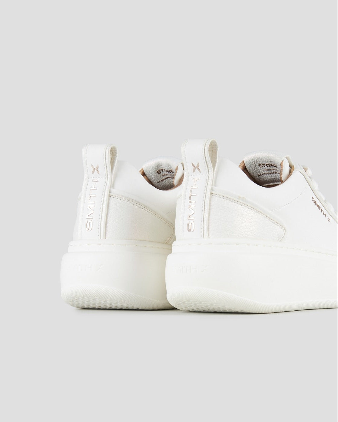 SMITH X Sneakers Donna STONE HIGH SXBDHSW6594WIW White Iride White