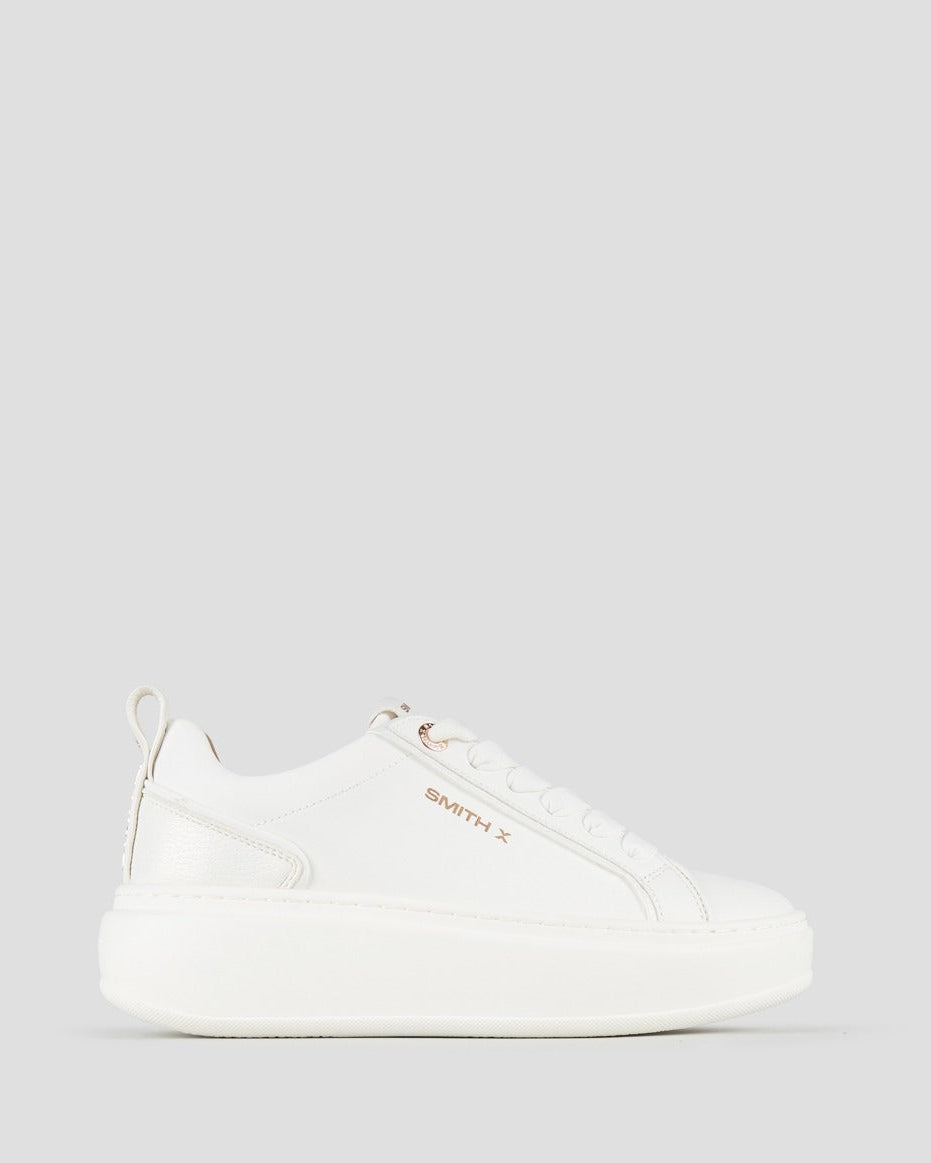 SMITH X Sneakers Donna STONE HIGH SXBDHSW6594WIW White Iride White