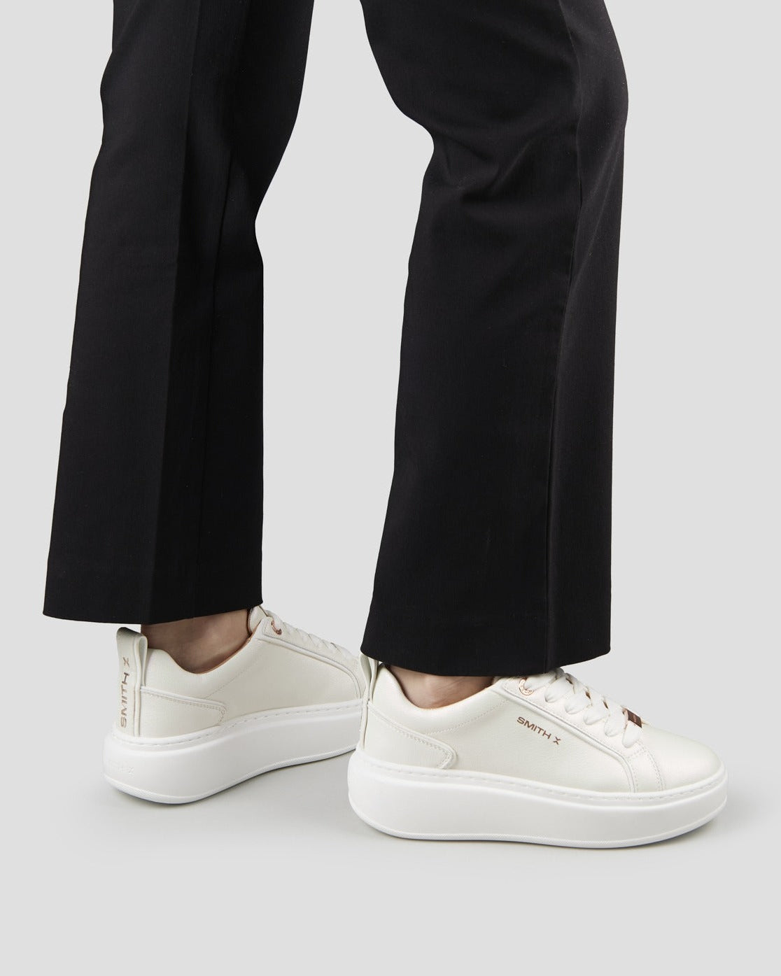 SMITH X Sneakers Donna STONE HIGH SXBDHSW6595IWT Iride White