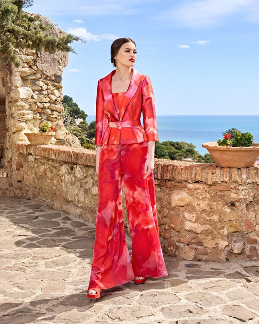 SONIA PENA Abito e Giacca  0055 Fuxia